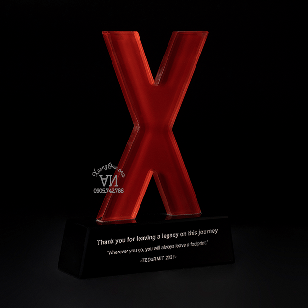 Kỷ niệm chương khối chữ cái ấn tượng